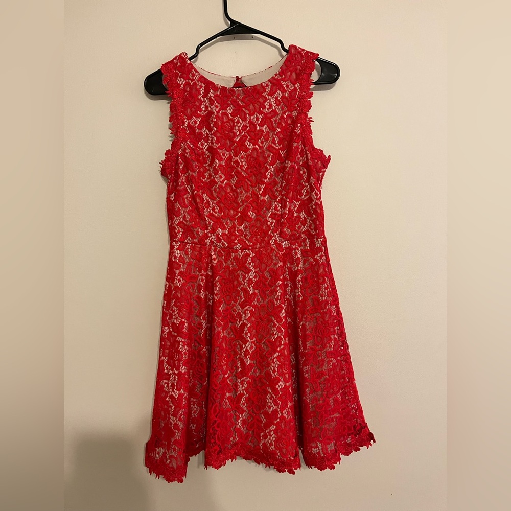 Red dress